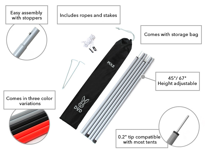 Kiso Tarp Poles