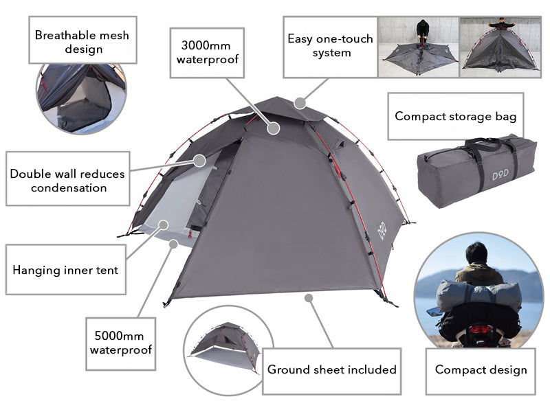 Tomo 1Pull Dome Tent