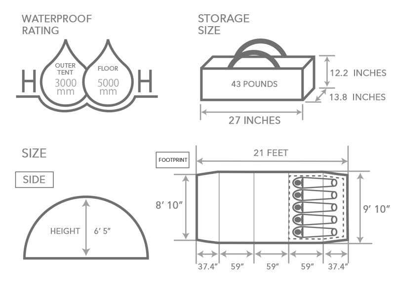 Kamaboko Super Tent (M)