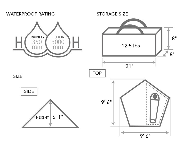 Musha 1Pole Tent